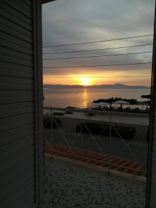 Wschód słońca Artemida Grecja
